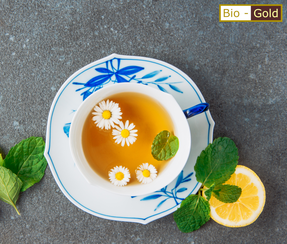 Cara Mengatasi Mual  -Chamomile Tea  - gamatbiogold.com